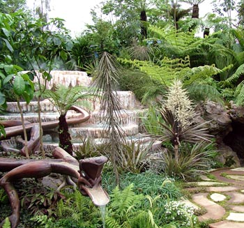 The first ever New Zealand Garden to be represented at Chelsea won a gold medal. The first ever New Zealand Garden to be represented at Chelsea won a gold medal.
