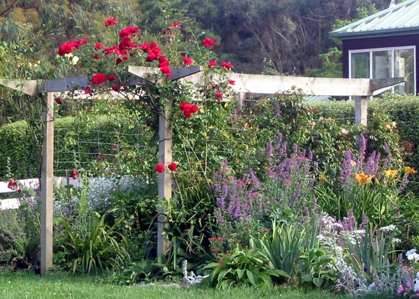 This photo looks back in the direction of the house. This photo looks back in the direction of the house.