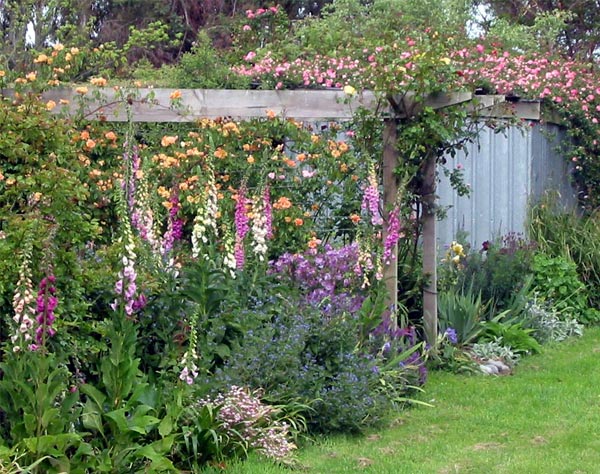 A late spring view of the back side of the Pergola, taken in 2002. A late spring view of the back side of the Pergola, taken in 2002.