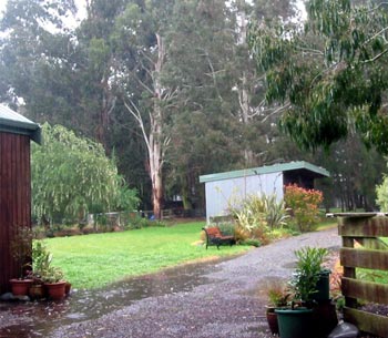 The Stables Garden is in the distance. The Stables Garden is in the distance.