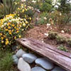 Old Wooden Seat by the Water