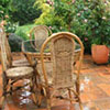 Patio in the Rain