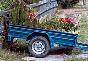 The trailer is parked here most weekends. The trailer is parked here most weekends.