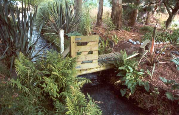 Early in garden history our pet rooster lived over here. Early in garden history our pet rooster lived over here.